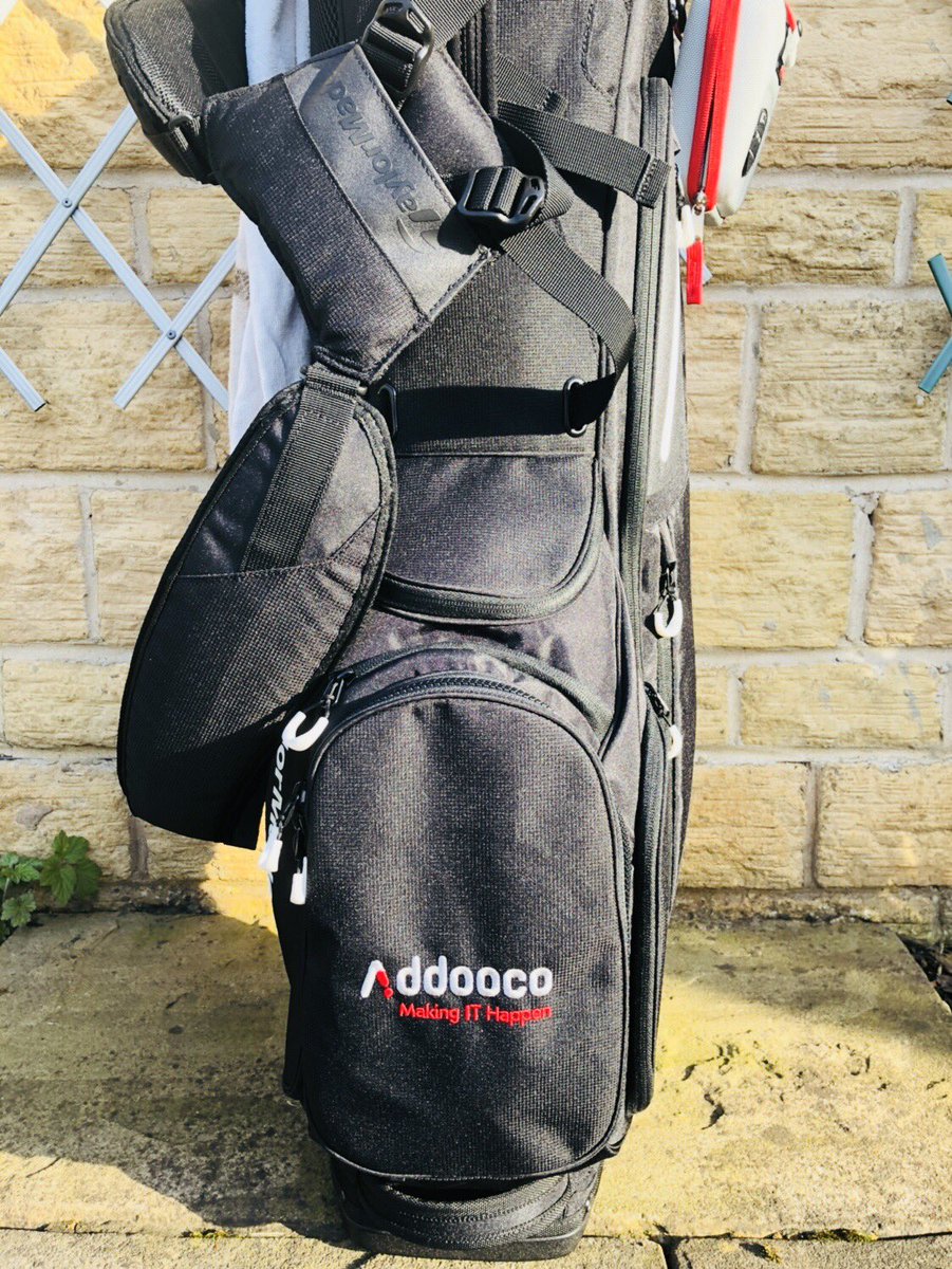 NickMarshgolf's tweet photo. I’m delighted with my new bag Logos #TaylormadeGolf. Pleased to have a partnership with computer experts @Addooco_IT for 2018! 🏌🏽‍♂️#MakingITHappen #Golf #CT2018 https://t.co/w6KxCY4wcp