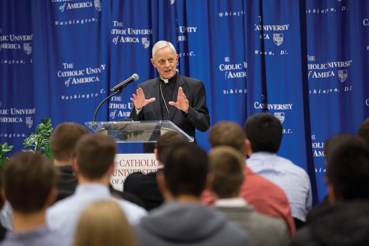 CathStandard's tweet photo. Faith can help cleanse societal waters of racism, @Cardinal_Wuerl says in @CatholicUniv talk: https://t.co/TePn0wSTSm #UnityinDialogue https://t.co/h1xtpeNt2n