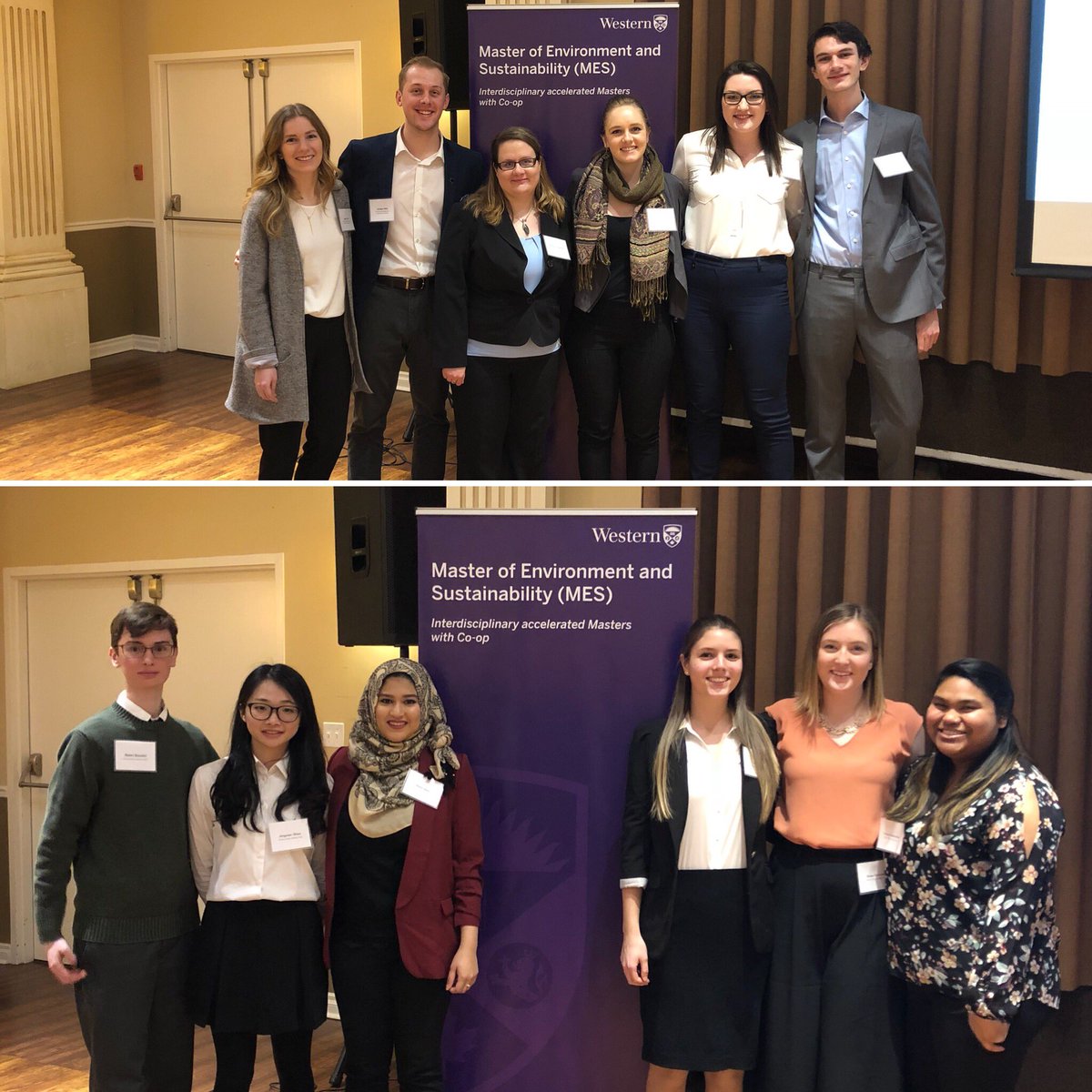 OntarioClimate's tweet photo. Our students @Western_ESS present their reports at the @westernuScience/@WesternuCES IDEAS conference in London.  Stay tuned for more info about their projects in our May Newsletter ! Great work teams! 👏😁#sustainability #environment https://t.co/haEUp5tX4A