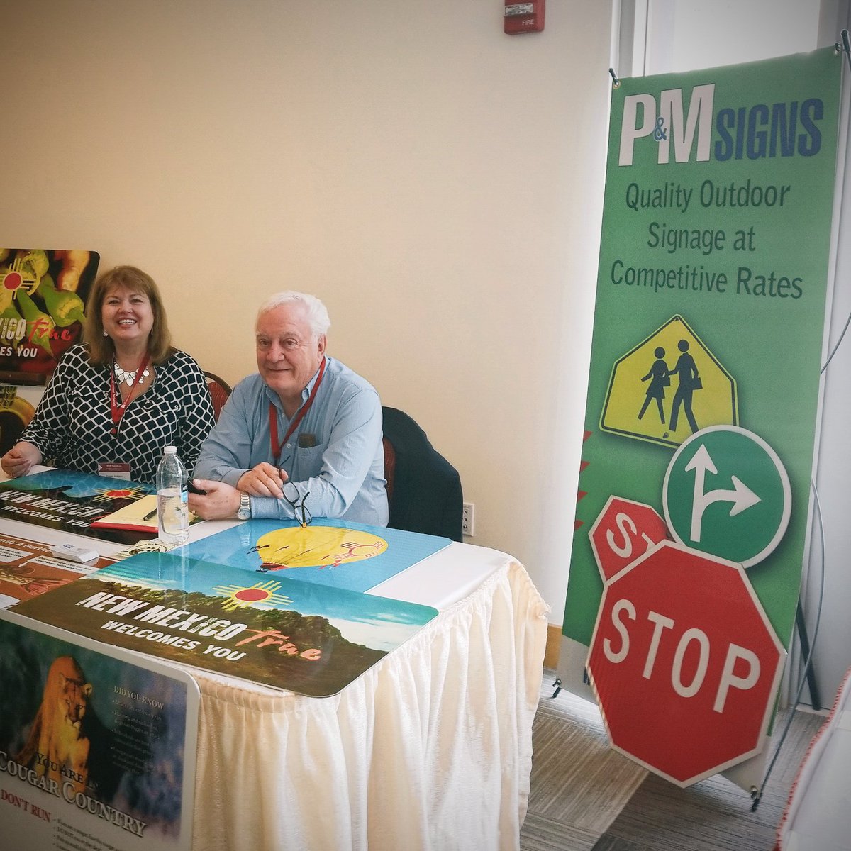 engroutreach's tweet photo. Our sponsors are finishing setting up their booths at #NMTransCon in Las Cruces, NM! We are excited to welcome over 400 participants from across New Mexico to the first annual #transportation and #construction conference! https://t.co/1kXaPWftYz