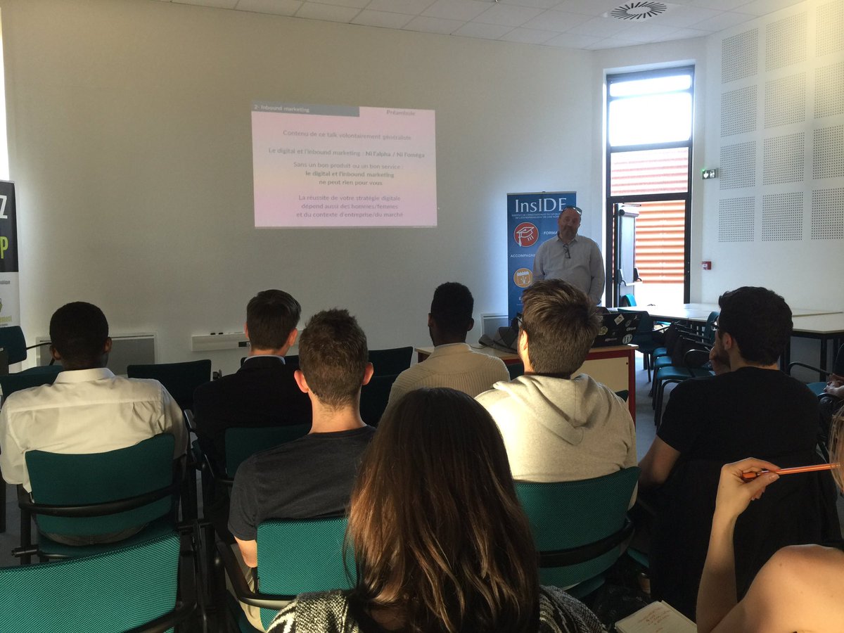 [#Event] Sans un bon produit ou un bon service, le digital et l'inbound #marketing ne peut rien pour vous. La réussite de votre #stratégie #digitale dépend aussi de vous, du contexte de votre #entreprise, de son #marché <a href="/nadaljoel/">Joël nadal</a> <a href="/WPNormandie/">WordPress Normandie</a> <a href="/LaKoloc/">LaKoloc</a>