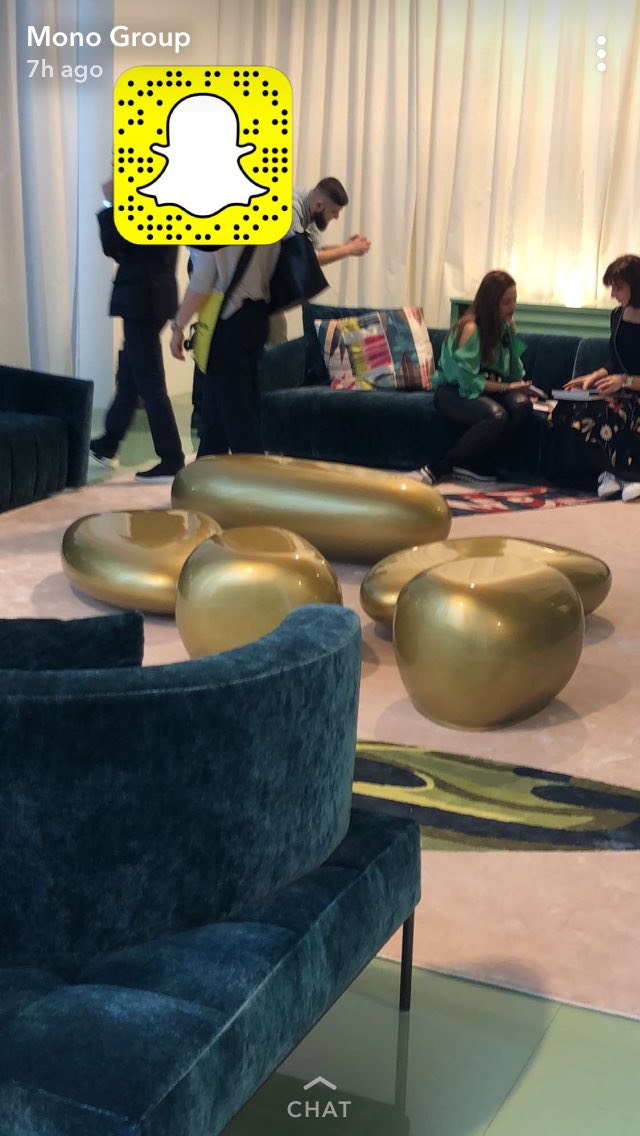 الآن على حساب monogroup في #سنابشات
تغطية اكبر معرض اثاث و ديكور بالعالم في إيطاليا   
snapchat.com/add/monogroup

#جرافيك_ديزاين #تصميم_داخلي #فن
#تغطيات_المصممين 
#تغطيات_المصممين_سنابشات