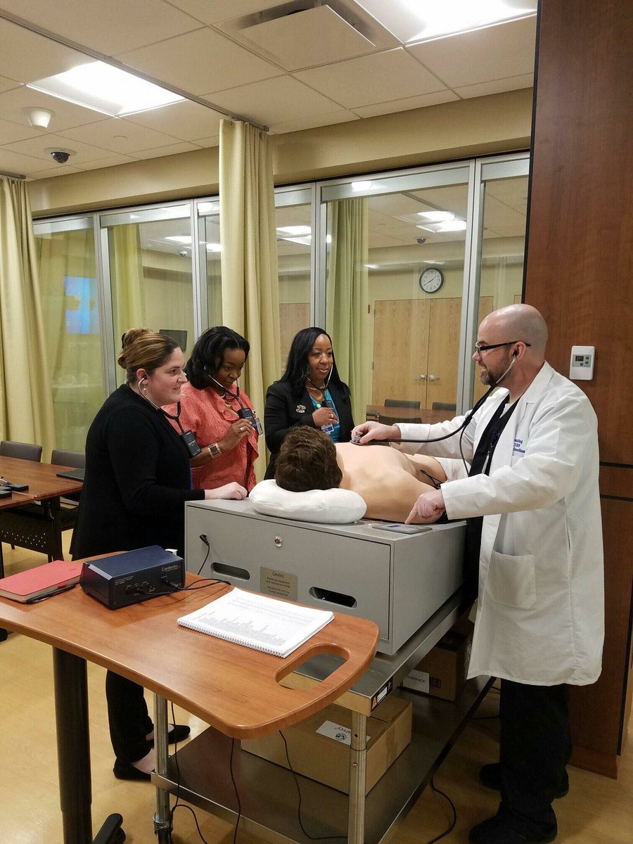 CareOneCares's tweet photo. CareOne at East Brunswick nursing team took a tour of the Simulation Lab at @sphcs_news . CareOne will be partnering with St. Peter’s as they will provide our clinical staff with state of the art simulated #educational competency opportunities #partnership #SPUH #Trustinourcare https://t.co/Kz7oiMVJwx