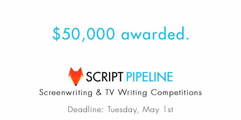 ScriptPipeline's tweet photo. For every 20 retweets this gets, we’ll give a free #ScriptPipeline entry to one of the RTers.

*then you have to substitute 30 min of Twitter-scrolling with 30 min of brainstorming new story ideas—sorry, those are the writing rules...

Learn more: 

https://t.co/tnCkMbjbBk https://t.co/62zmTb4zsj