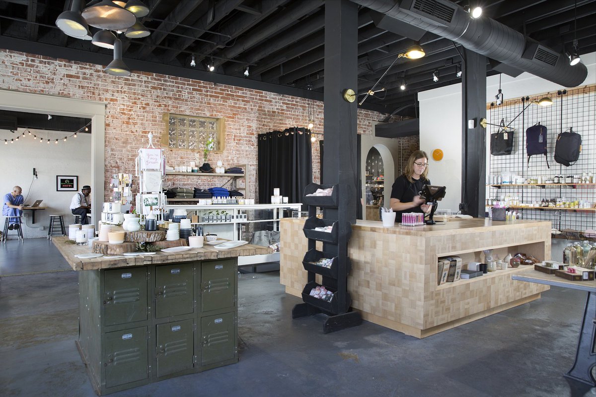 #repurposed lockers - great fit here!