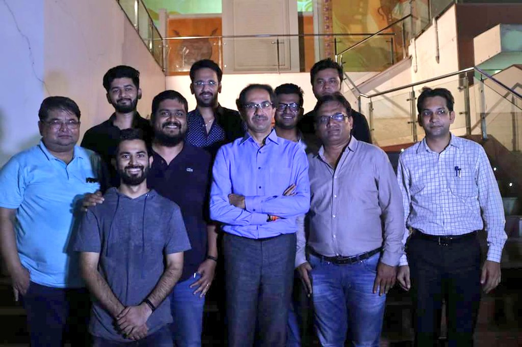 NeenaRautFilms's tweet photo. .@ShivSena Chief Shree Uddhav Thackeray Ji inaugurated the Hindi version of 'Swatantryaveer Light &amp; Sound Show' at @SavarkarSmarak. #Swatantryaveer https://t.co/9VIoJcN3GZ