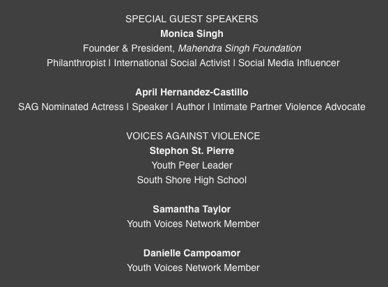 DCampoamor's tweet photo. I'm so honored to be speaking at @DayOneNY's Voices Against Violence Gala TONIGHT! You can buy tickets here https://t.co/aXuMoI69yZ and even bid on awesome silent auction items (and help end dating violence among youth!) online if you can't make it in person. #DayOneGala2018 https://t.co/4hXGm4GavQ