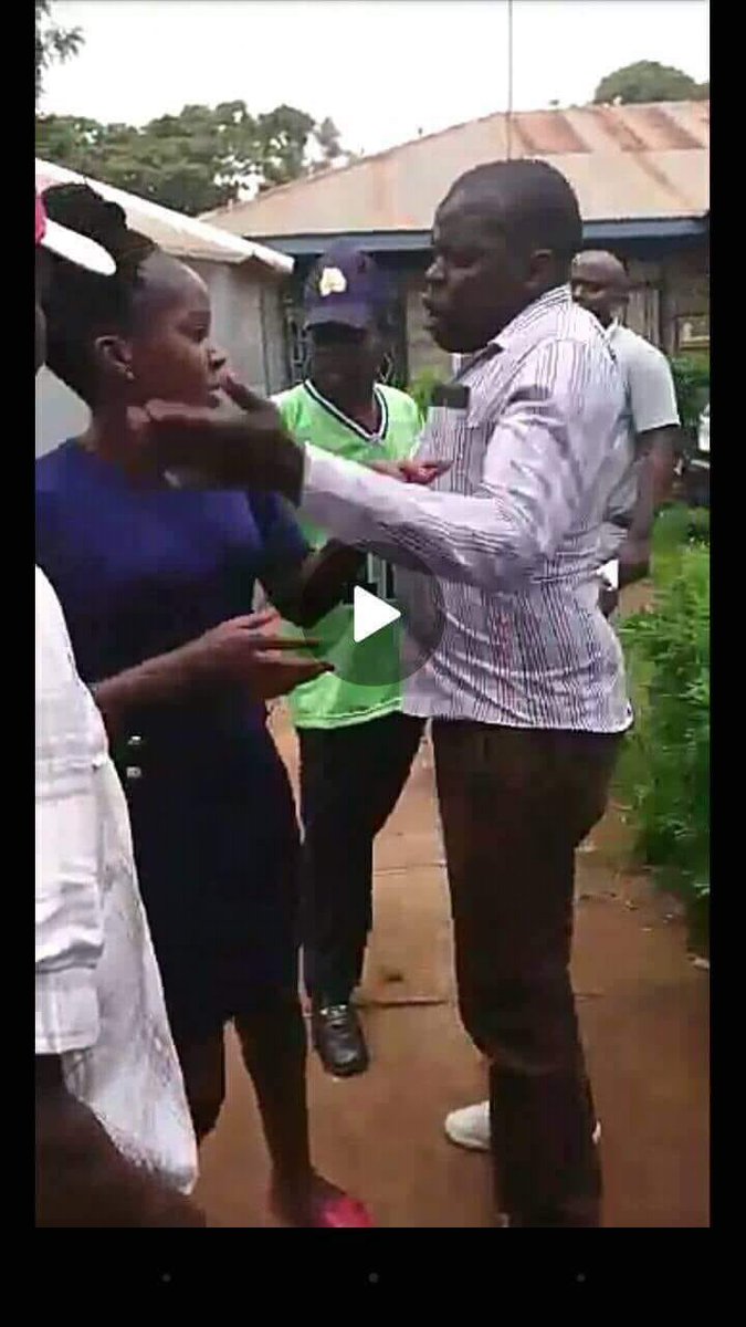 #EndGenderviolence in Nyeri the well built man slapped a lady infront of other men who said nothing
