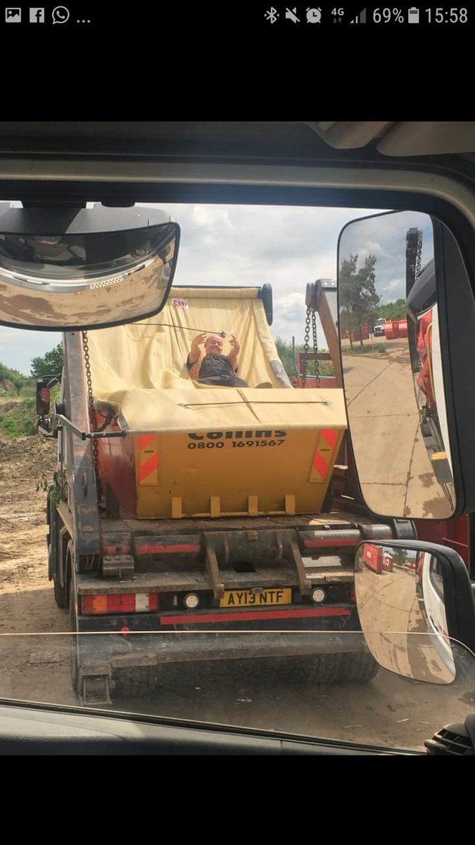 peteforsheets's tweet photo. @ShurcoUK #skipdrivers enjoying #mightymesh in the #heatwave best photos wins free replacement #tarp https://t.co/FoSlcNQ00p