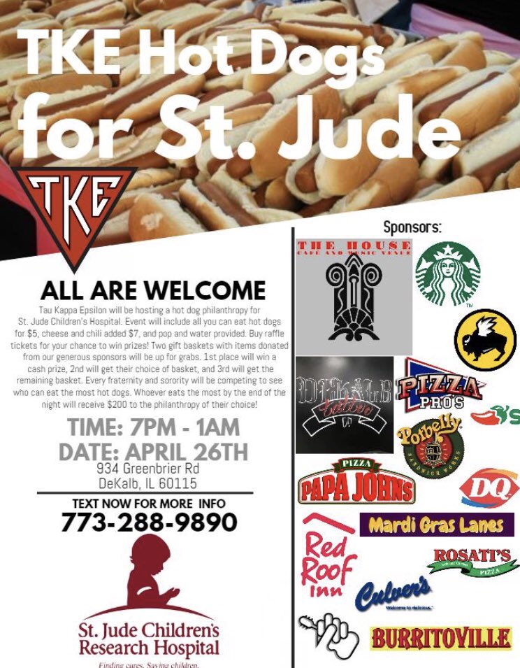 Come by next Thursday from 7pm-1am and support St. Jude’s! More info below:
Facebook: facebook.com/events/2905948…