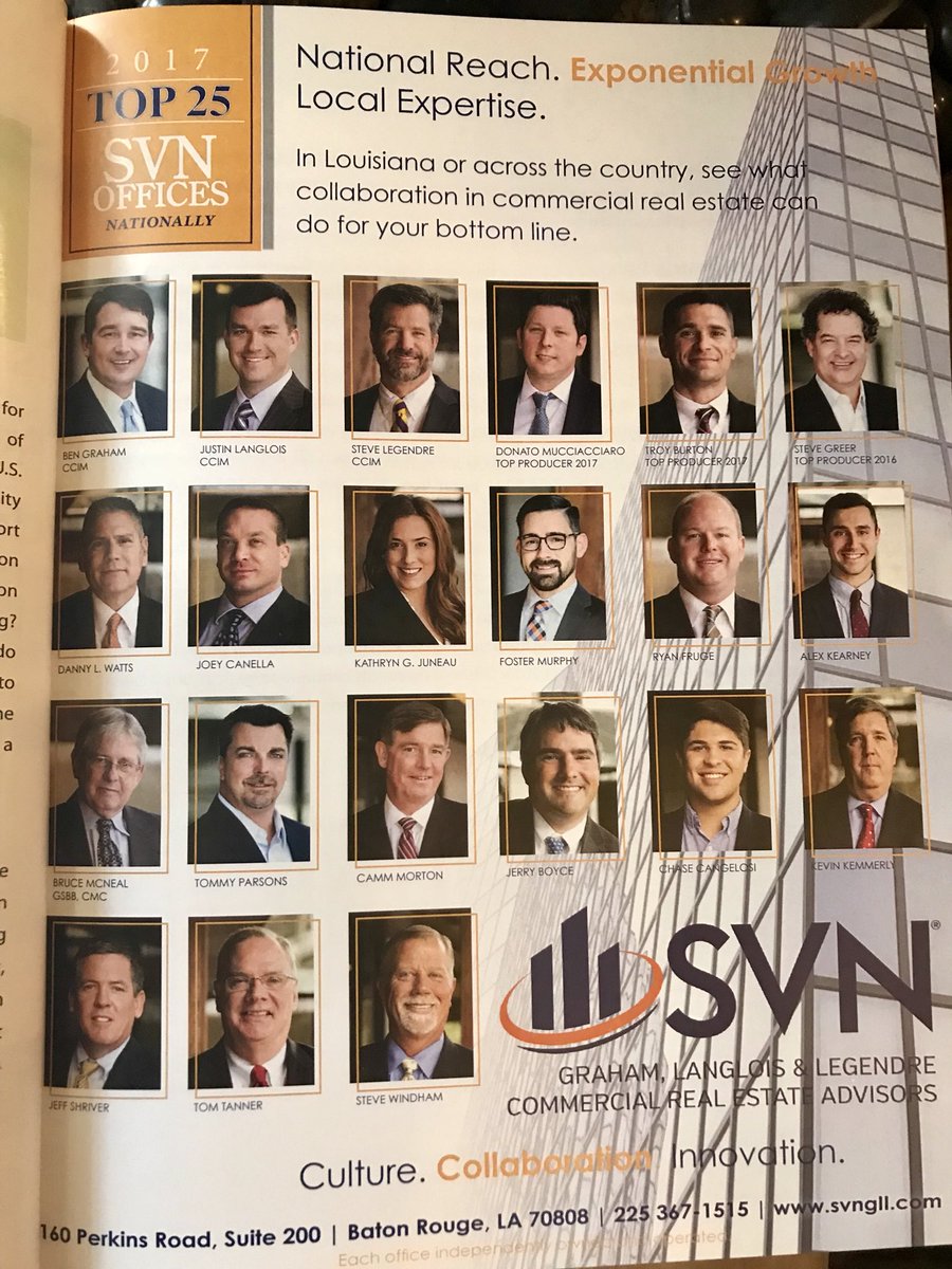 NOLAwilke's tweet photo. Great to see @svngll supporting 2018 #batonrougetrends in #realestate #giveback #supportcre #nolacre https://t.co/IObn2FeIkP