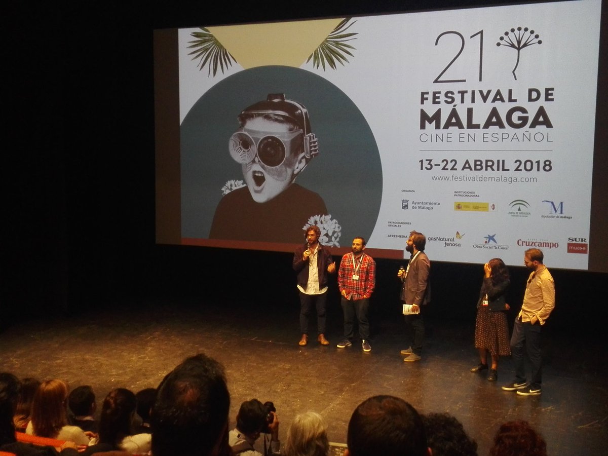 Jespermon's tweet photo. Comienza una sesión más de la sección oficial de documentales del #21FestivalMálaga. A la izquierda, Joan Bover y Marcos Cabotá, directores de #Kyoko, el corto documental de esta primera sesión del día.

@NewWStudios @RAtalaya_Cabra https://t.co/fftxnYwW8h
