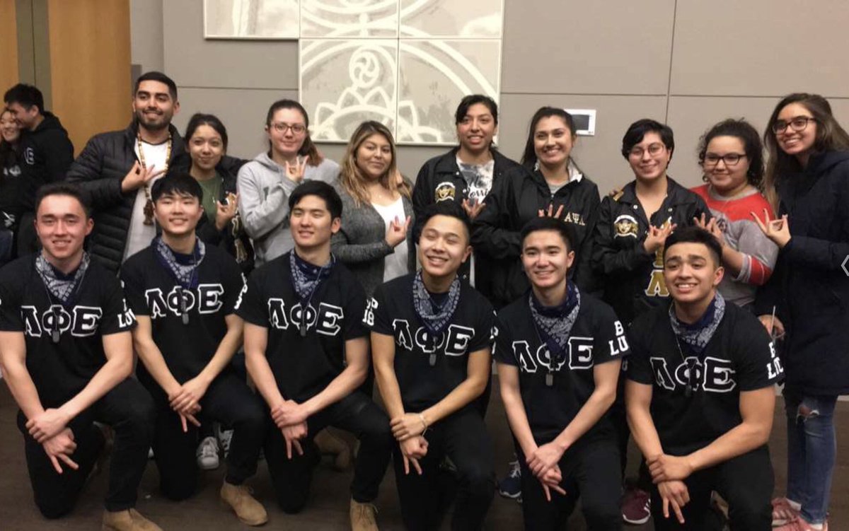 APsi_Loyola's tweet photo. Congratulations to the Beta Class of Lambda Phi Epsilon Fraternity Inc.🐉 Can’t wait to see all you have to offer Loyola! 😁 @LFEfraternity #APsi #GreekUnity #BetaClass #LPhiE https://t.co/jZm5huEm9X