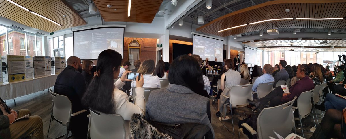 DocAlexander's tweet photo. They are Humber. A view from the crowd at @HumberRAPP #RAPForum2018. Always a great event, properly celebrating an important program that's been a pleasure to be involved with. https://t.co/MjDUzAtom8