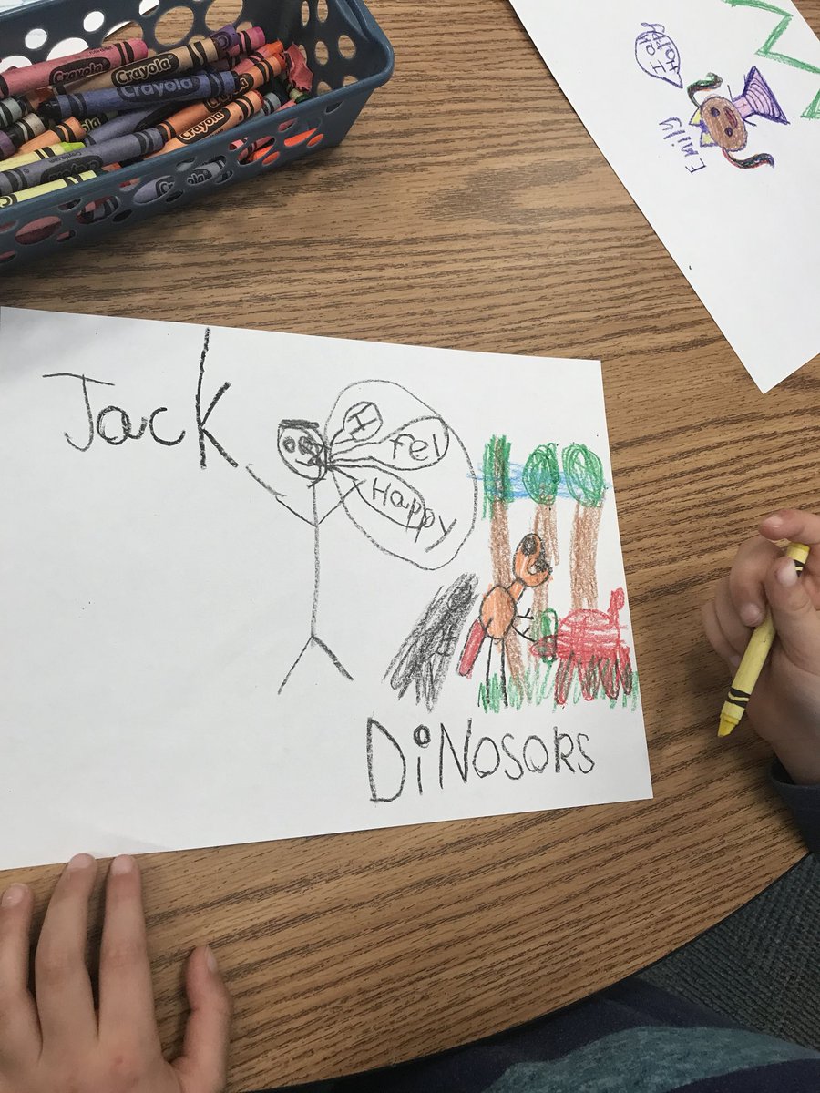 KeriKenison's tweet image. When the internet is down and kindergarten is walking in the door you adapt your Wixie activity. #oldschool #kinderslovetocolor #quickthinking