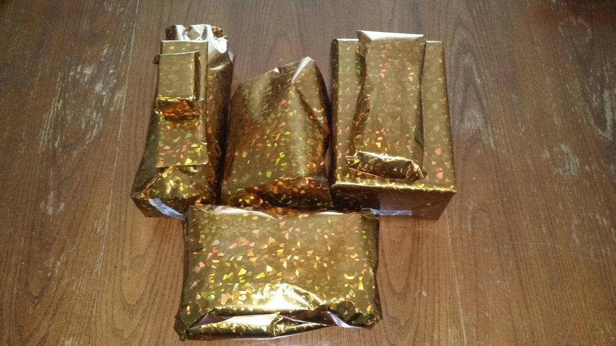 JosephAMichael's tweet photo. When your friends say "no gifts" but you can't help yourself. #giving #surprise #birthdaywishes #thejoyofgiving #Imayhaveashoppingproblem #geekgifts #nerdygifts #swag https://t.co/oKsg8Uzccv