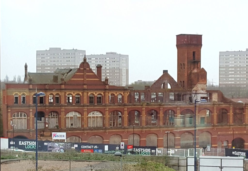 Tosh_Warwick's tweet photo. The Belmont Works - former Victorian headquarters of the Eccles Rubber and Cycle Company, @EastsideLocks, Birmingham #Brum https://t.co/8r7ahqrYEG