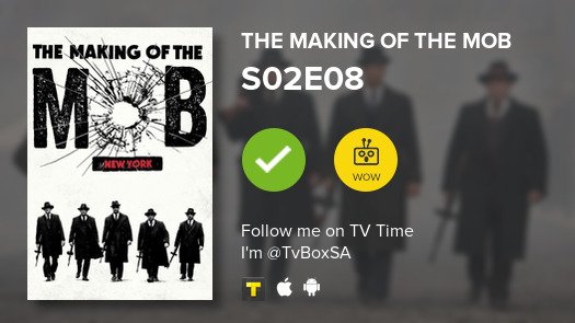 TvBoxSA's tweet photo. I've just watched  S02E08 of The Making of Th...! #makingofthemobnewyork  #tvtime https://t.co/O2UHfGpHXp https://t.co/AH5kbTCuVi