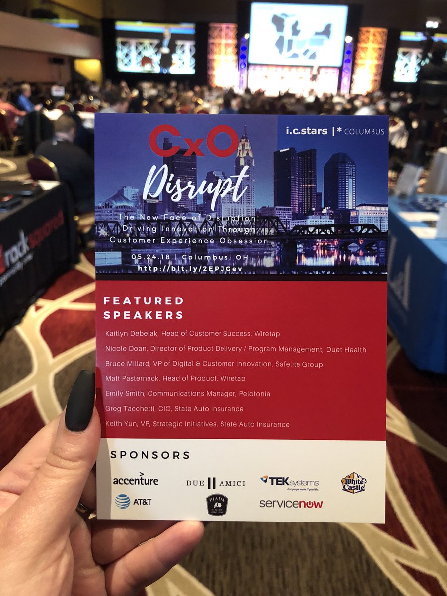 Hey, CIOs! Stop by booth 12 at <a href="/CIOTomorrow/">CIO Tomorrow</a> to talk to our friends at @AWHNET about our upcoming event, CxO Disrupt. You won’t want to miss it! #CIOTomorrow2018 #CxODisrupt2018