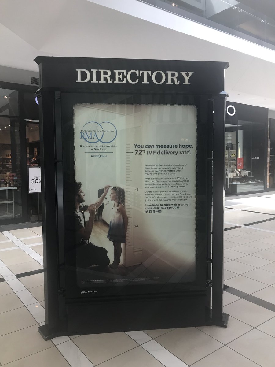 growingsass's tweet photo. I took it easy this morning, but was going stir crazy so I went to the only mall nearby with a @MotherhoodMat store... stopped walking to answer the phone and noticed this ad after— I can’t avoid @RMANJ! #missthem #ivfbaby #firsttrimester #pregnant #rmanj https://t.co/e8DnKBiY3c