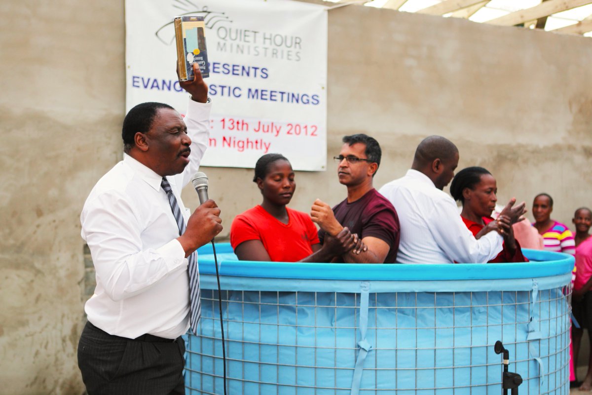 qhministries's tweet photo. #tbt to double baptisms in a pool in South Africa, 2012! https://t.co/FWBAfMyBHM