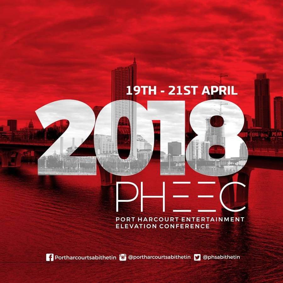 aquilanett's tweet photo. "PORT-HARCOURT ENTERTAINMENT ELEVATION ELEVATION" @hotrphc1
Entry: FREE!!! 
(More details on flier) 

#PHEEC2018 
#MakingItFromPH 
#PhCity #Advancement 
#Conference #Strategy 
#Network #Industry https://t.co/3xrlqoFjnW
