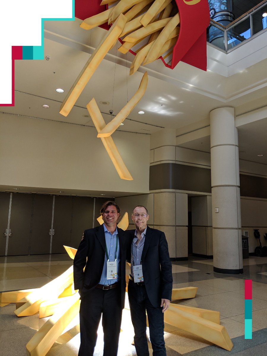 DelphiDisplay's tweet image. Delphi is checking in, ordering the XXXL side of french fries at #McDonaldsWorldwide Convention in Orlando, FL.