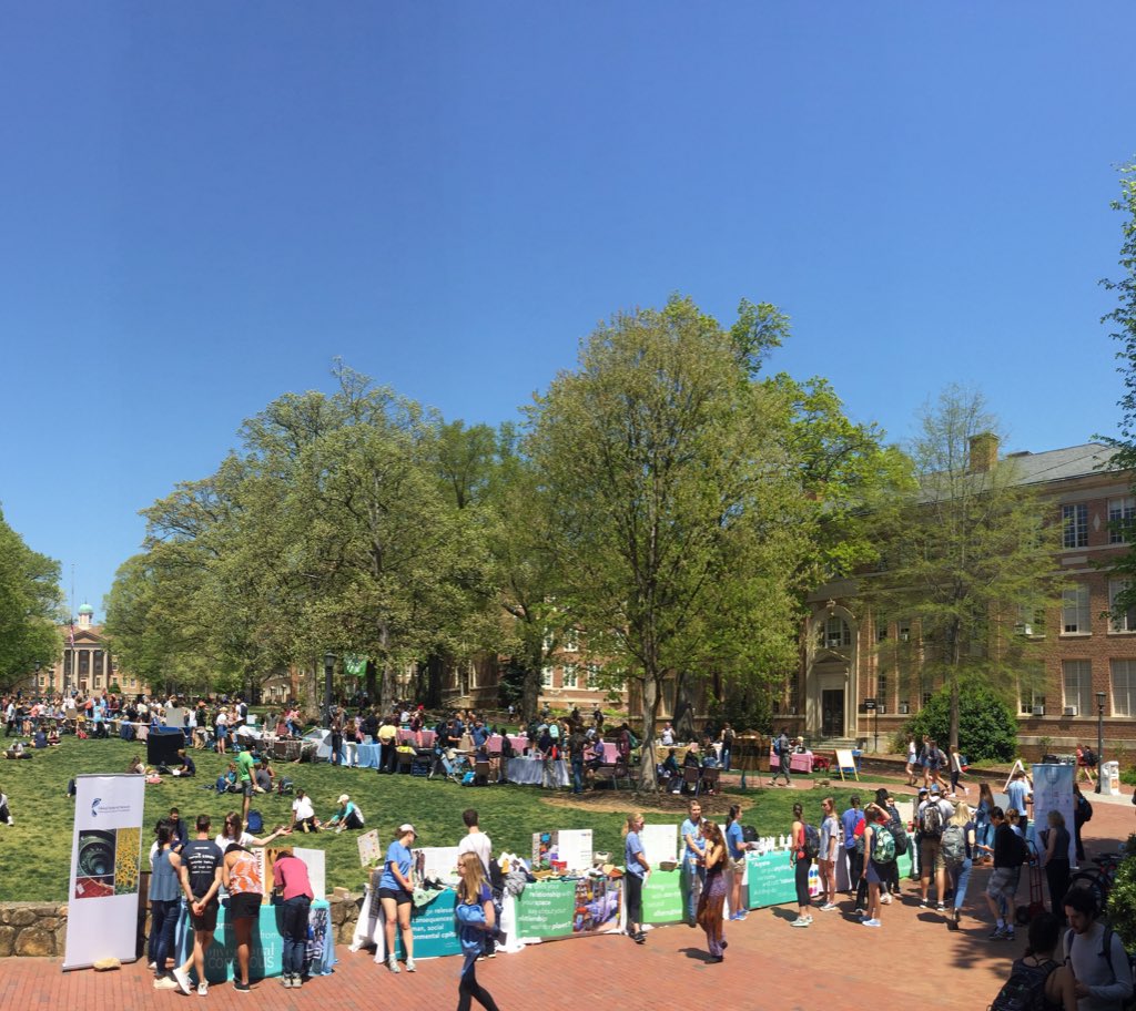 THANK YOU to everyone who made the #UNC #EarthDay Fair a success! It takes all of us working together to make a better 🌎🌍🌏 #UNCThreeZeros #UNCEarthWeek2018