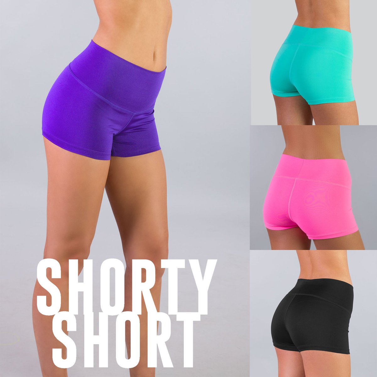 shopcovalent's tweet photo. This weeks featured product:
The Ladies Shorty Short! And just in time for spring too 😉 
Available in four colors:
Purple, Turquoise, Hot Pink, and Black!
Different ways to order: 
 💻: https://t.co/J9C4Gj3av4 
 ✔️: Coming soon to Amazon!
Girls sizes available on our website. https://t.co/5HcekL1tDq