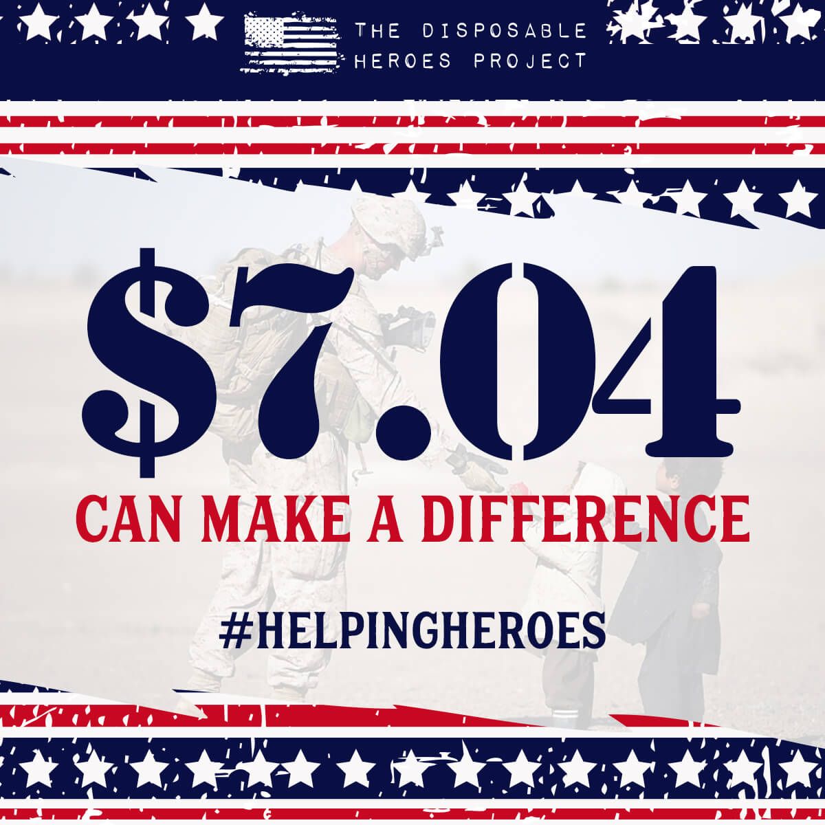 DHProject_org's tweet photo. The DHP makes it our mission to support our troops in their transition back to civilian life. Be a hero to a hero, and make a donation today. #HelpingHeroes https://t.co/v7eTdFVnkC