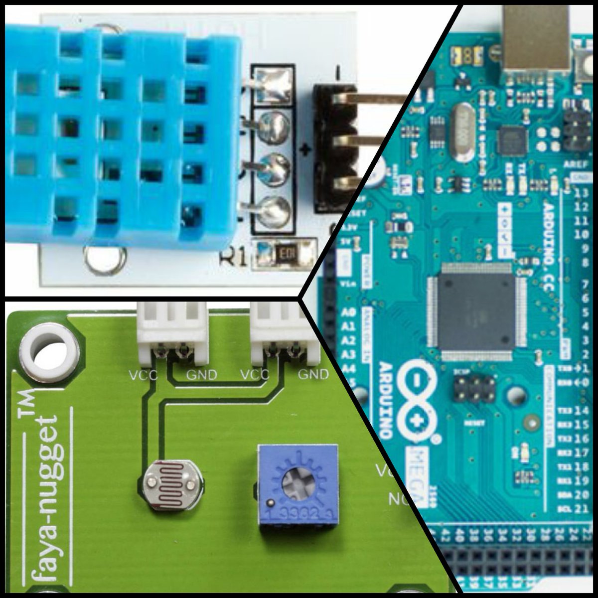 magicmanu_com's tweet photo. Je découvre les composants envoyés par @ConradFrance pour le concours #AmbassadeursConrad :
Arduino, capteur de lumière, capteur de température et humidité c'est bon ! 😎
#MIWC #MakeitWithConrad https://t.co/0sKsY1uLYb