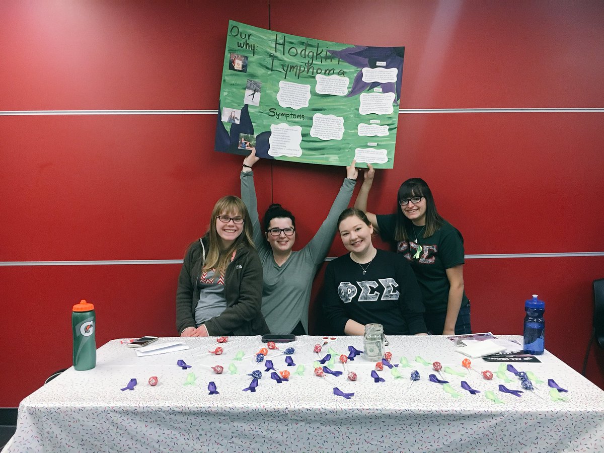 Thank you to everyone who helped us raise awareness and money for Hodgkin Lymphoma research yesterday at our tabling event! #Philanthropy #PhiSig #Ship