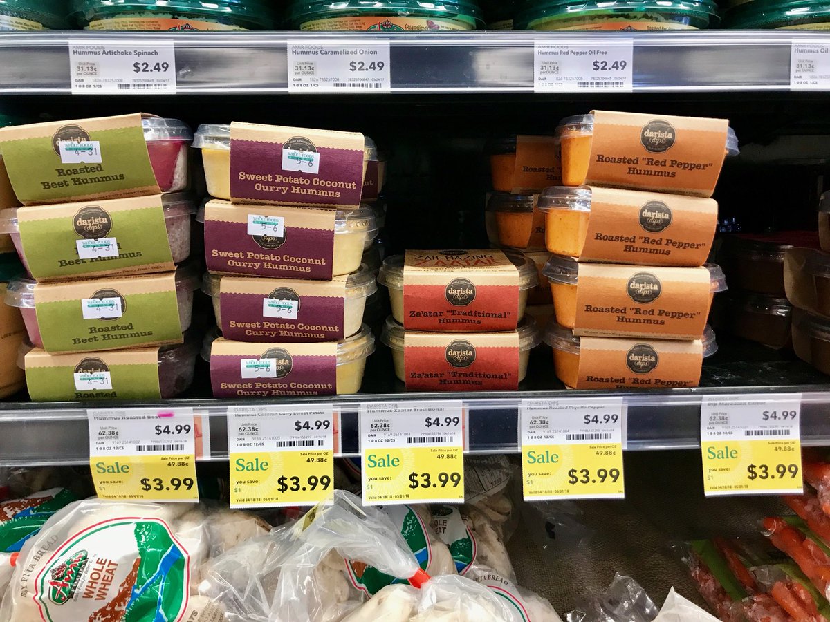 darista's tweet photo. Sale alert! 🛒 Darista Dips are on sale at Whole Foods Markets now through the end of April! https://t.co/1pAgn9wHy8
