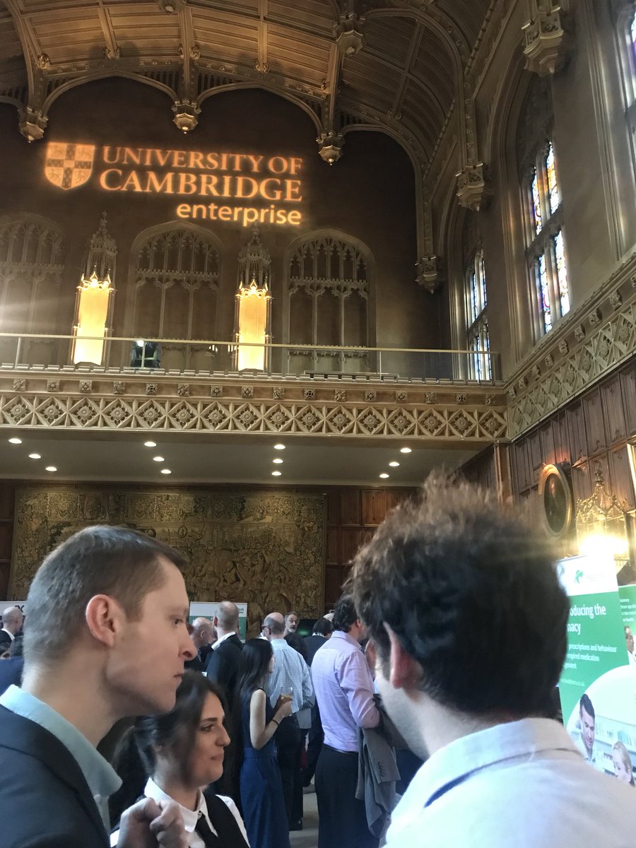 An evening for entrepreneurs! <a href="/UCamEnterprise/">Cambridge Enterprise</a> #IdeastoReality. <a href="/EPOCambridge/">EPOC</a>