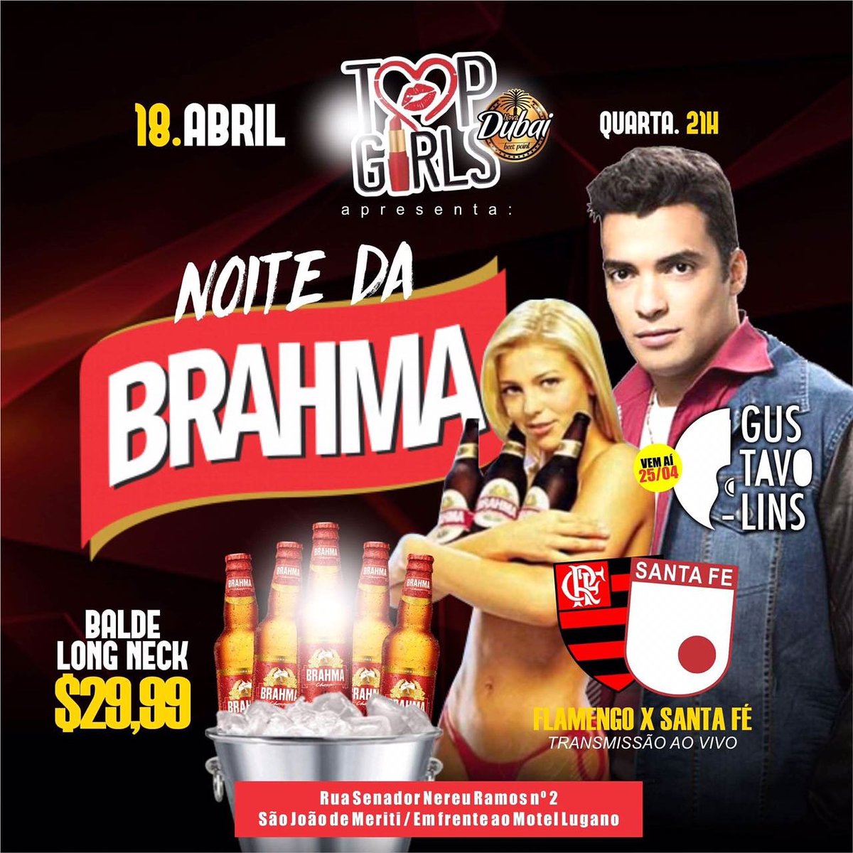 TopGirls2017's tweet photo. Hoje tem #NOITEDABRAHMA na #TOPGIRLS 🍻

OS MELHORES DJ'S ⬇
👉🏼DJ MÁRCIO FRENÉTICO
👉🏼CHARLES
👉🏼JEFFER SON DJ
👉🏼DJ RENAN 
👉🏼DEEJAY RÔMULO https://t.co/muyBgTYurV