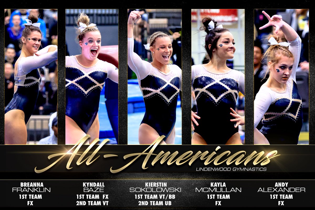 LionsGymnastics's tweet photo. Congratulations to our 2018 All Americans! 

A.O.B.O. 💯 https://t.co/eQcqJkKUeG