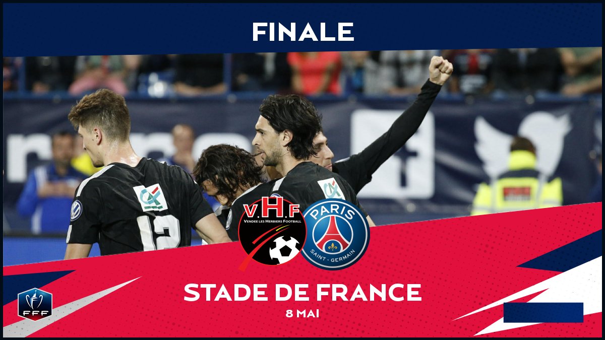 PSG_inside's tweet photo. C'est fait ! Le ticket pour la finale de la @coupedefrance est validé après ce succès face à un très bon @SMCaen (3-1) ! #SMCPSG

Direction le @StadeFrance le 8 mai 🏟

🔴🔵 #AllezParis https://t.co/7OiNKkRrr0