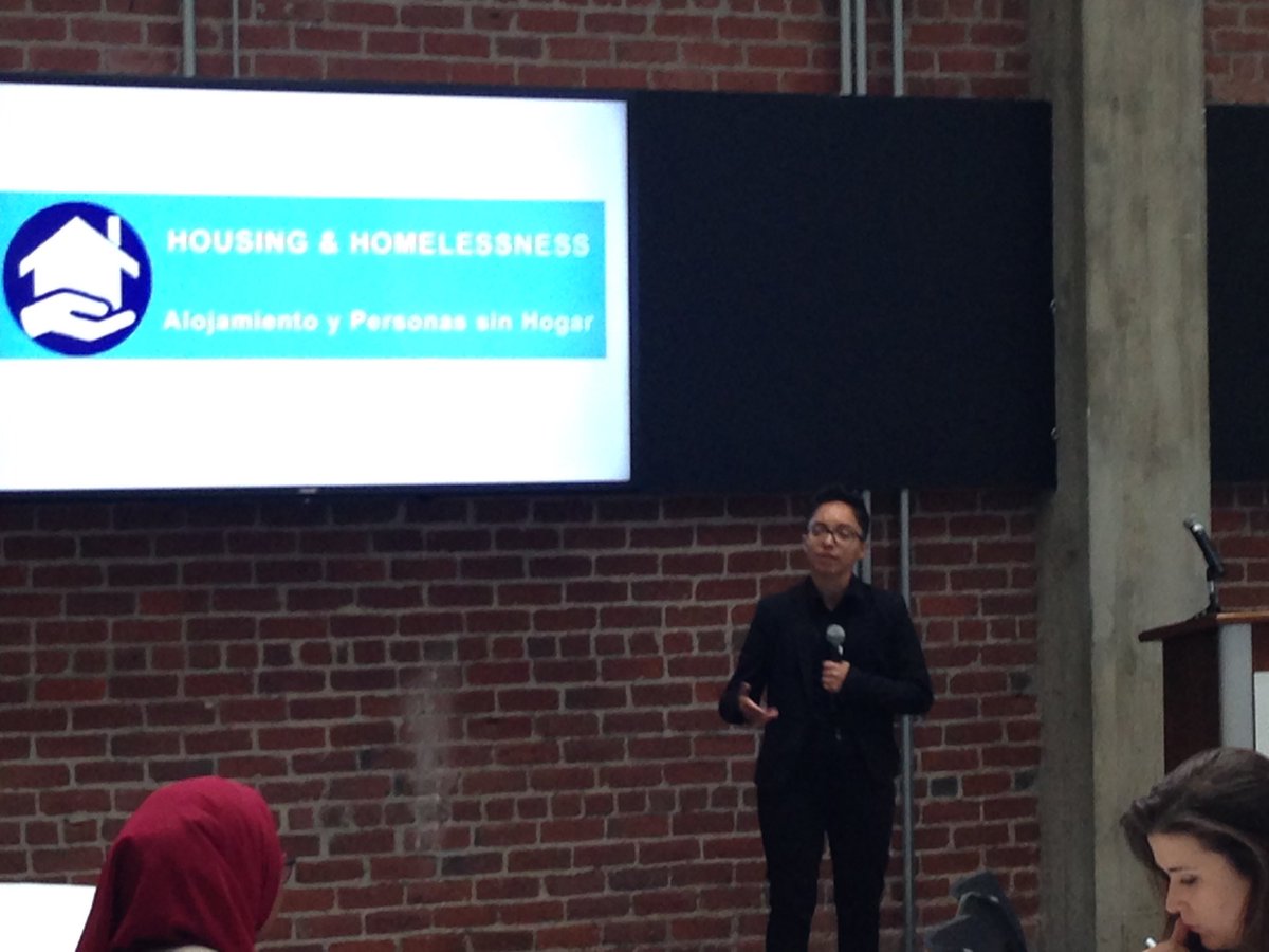 CA4Health's tweet photo. @roxyrivas11 on housing and homelessness at #ENACT2018 "People who are homeless are counting on us!" Solidarity and support for our neighbors โ๐ฝ https://t.co/eijNtkogFq
