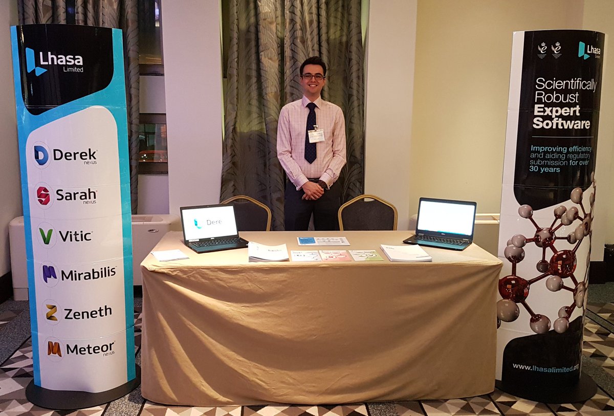 Sianives's tweet photo. The booth is up and ready at the CTDC @iutox meeting in #Belgrade! Please stop by to see @Lhazzap09 and myself for information on our predictive #toxicity solutions. https://t.co/4rQEznCYLq