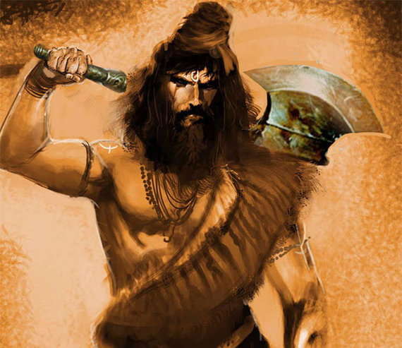 The King of Mahishmati Kingdom Kaartveery Arjun was passing by their hermitage & took rest there along with his soldiers, He was amazed to see that their divine cow Surabhi was easily able to feed his entire troop. Obsessed, he asked Jamdagni for the cow.  #ParshuramJanmotsav