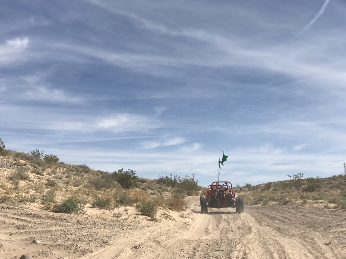 JimByersTravel's tweet photo. Awesome morning touring the dunes of Las Vegas on a dune buggy. Not scary and tons of fun. Thanks to @sunbuggy and our guide, Goat. @vegas @ReachGlobalMktg @TravelPulseCA @TravelPulse #vegas #travel #adventure #driving #lasvegas @TravelNevada #sunbuggy https://t.co/OLIabdaPhW