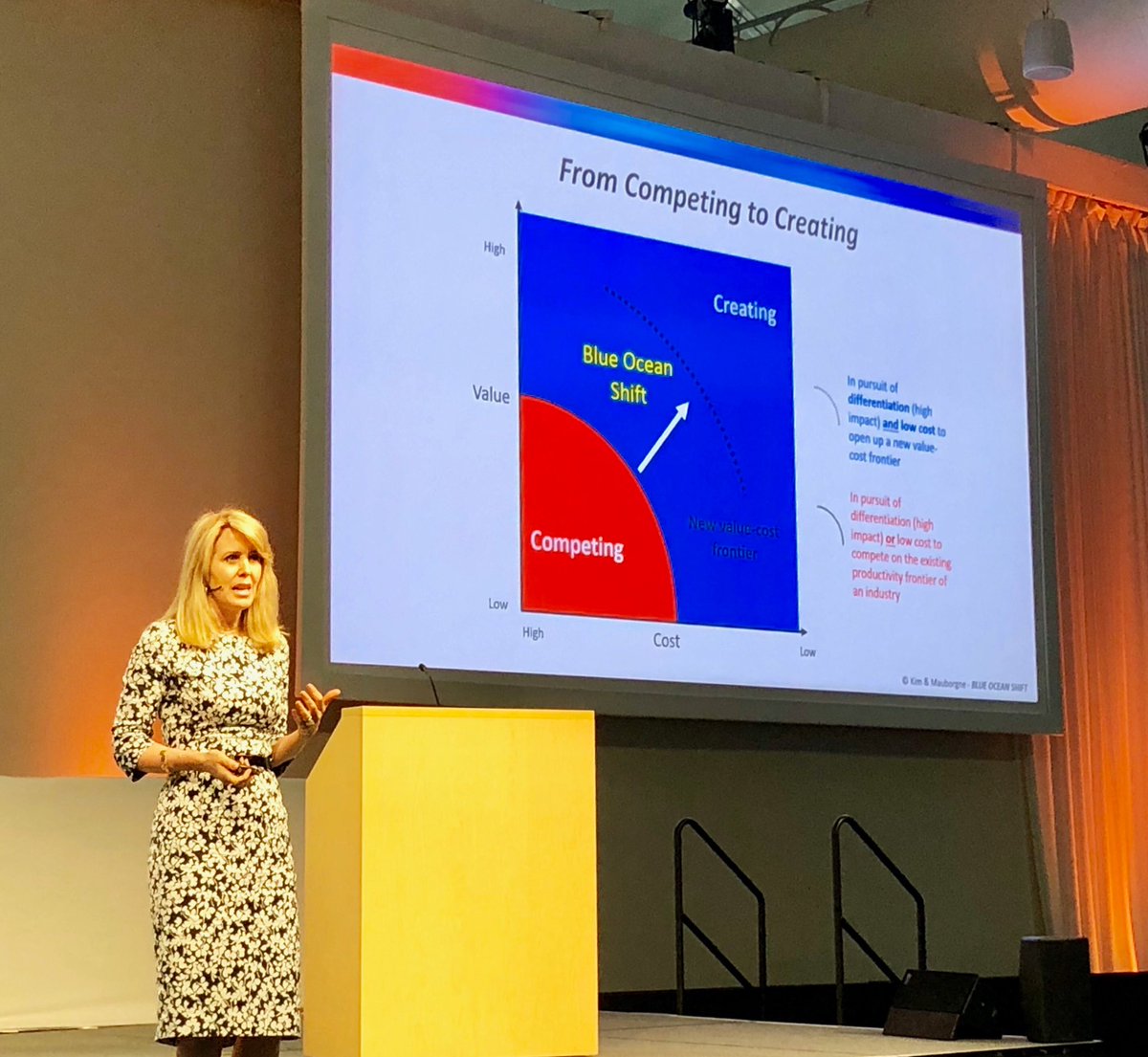 StaciePham's tweet photo. You can create a new market by not disrupting it displacing an industry #nondisruptive #blueocean @wtrmrk #WeAreWatermark https://t.co/fTOgxlcL17