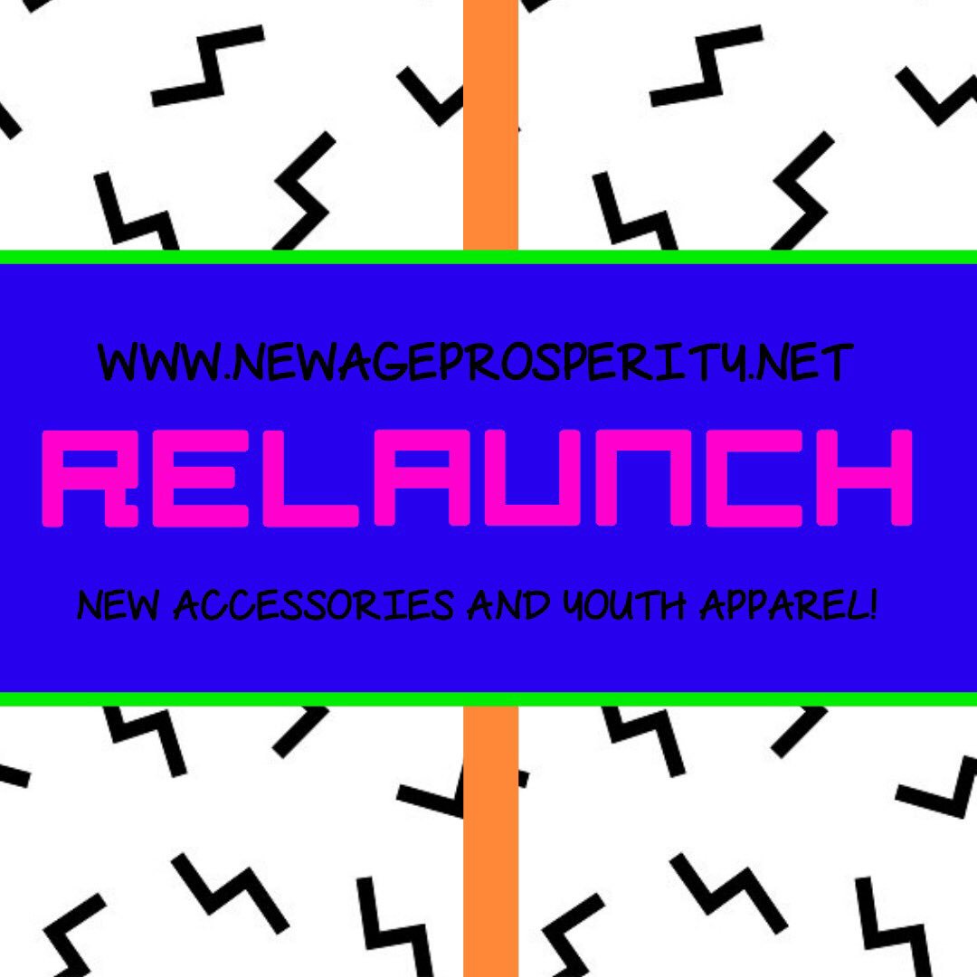 Check out our new site! New Age Prosperity is back and we are better! We now offer new items such as notebooks, tote bags and youth apparel!

#apparel #kidsclothing #faith #faithapparel #celibacy #nonconformist #womensfashion #mensfashion #newageprosperity #ClothingBrand