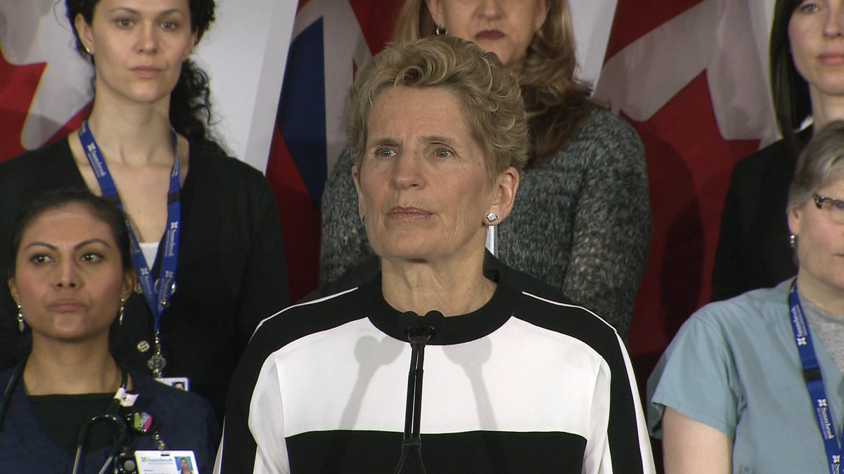 CityNewsKIT's tweet photo. Ontario Premier Wynne calls Ford a 'bully,' says he's just like Trump #ONpoli https://t.co/JU0LLXm22w https://t.co/1Iagttwa8e