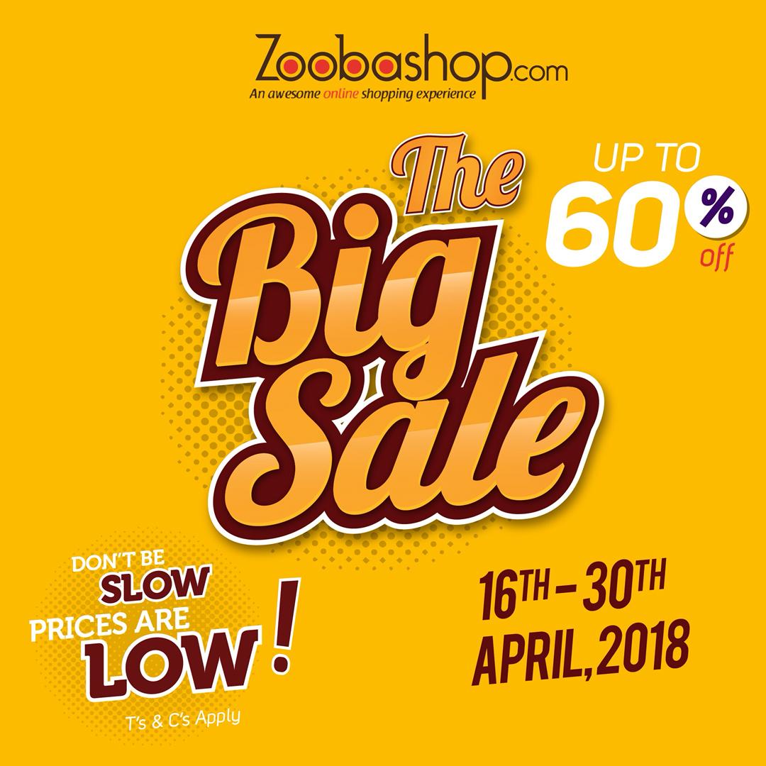 Who doesn't like a good discount?😋
#ZoobashopSale #TheBigSale