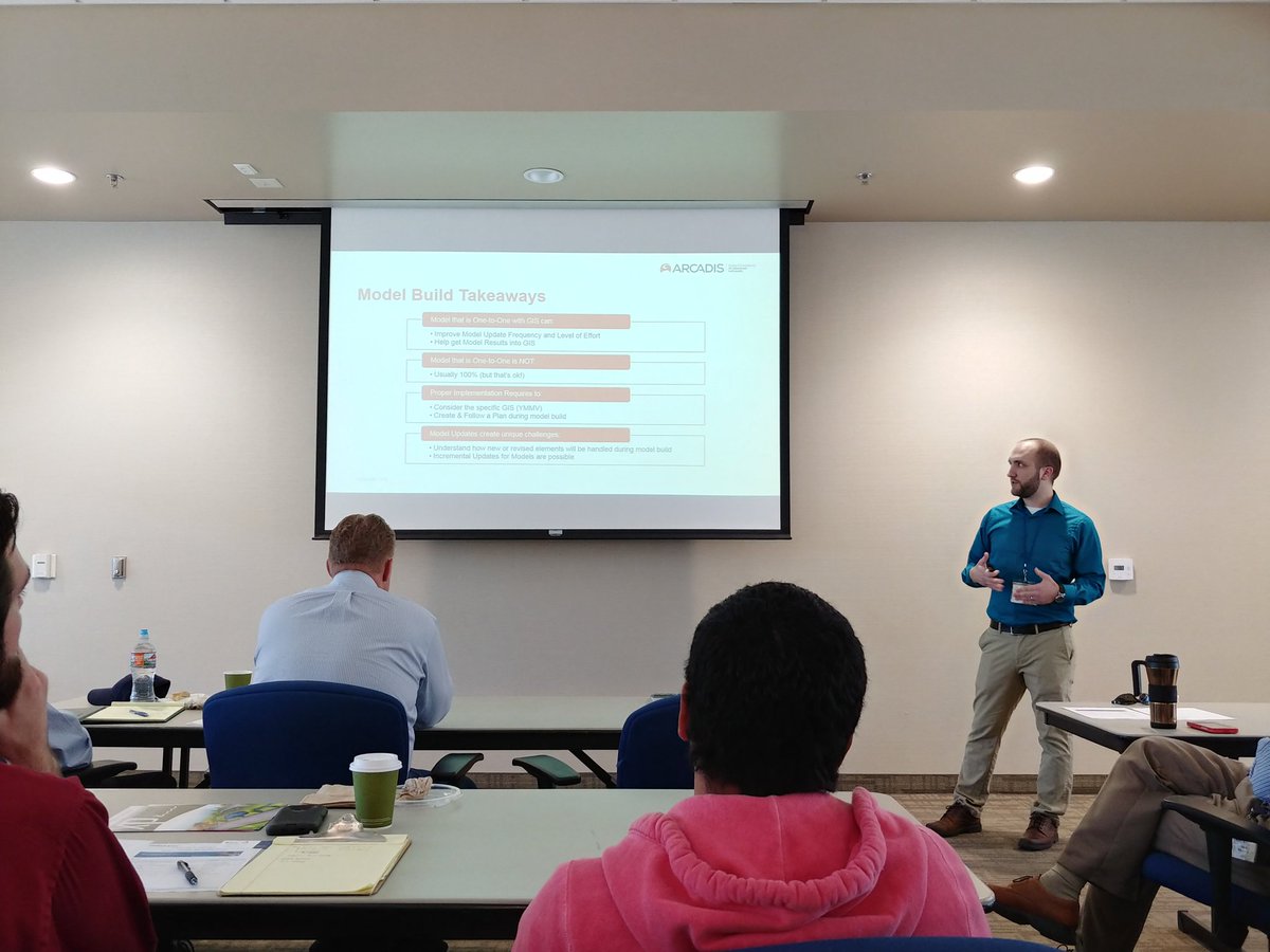 Venkat_Water's tweet photo. Project Engineer and Modeling Professional Ben Chenevey presenting @Arcadis_US latest and cutting edge water modeling experience at Innovyze UG meeting in Southern California #IQoL #watermodeling #intelligentwaternetworks https://t.co/IgdPtwTEp9