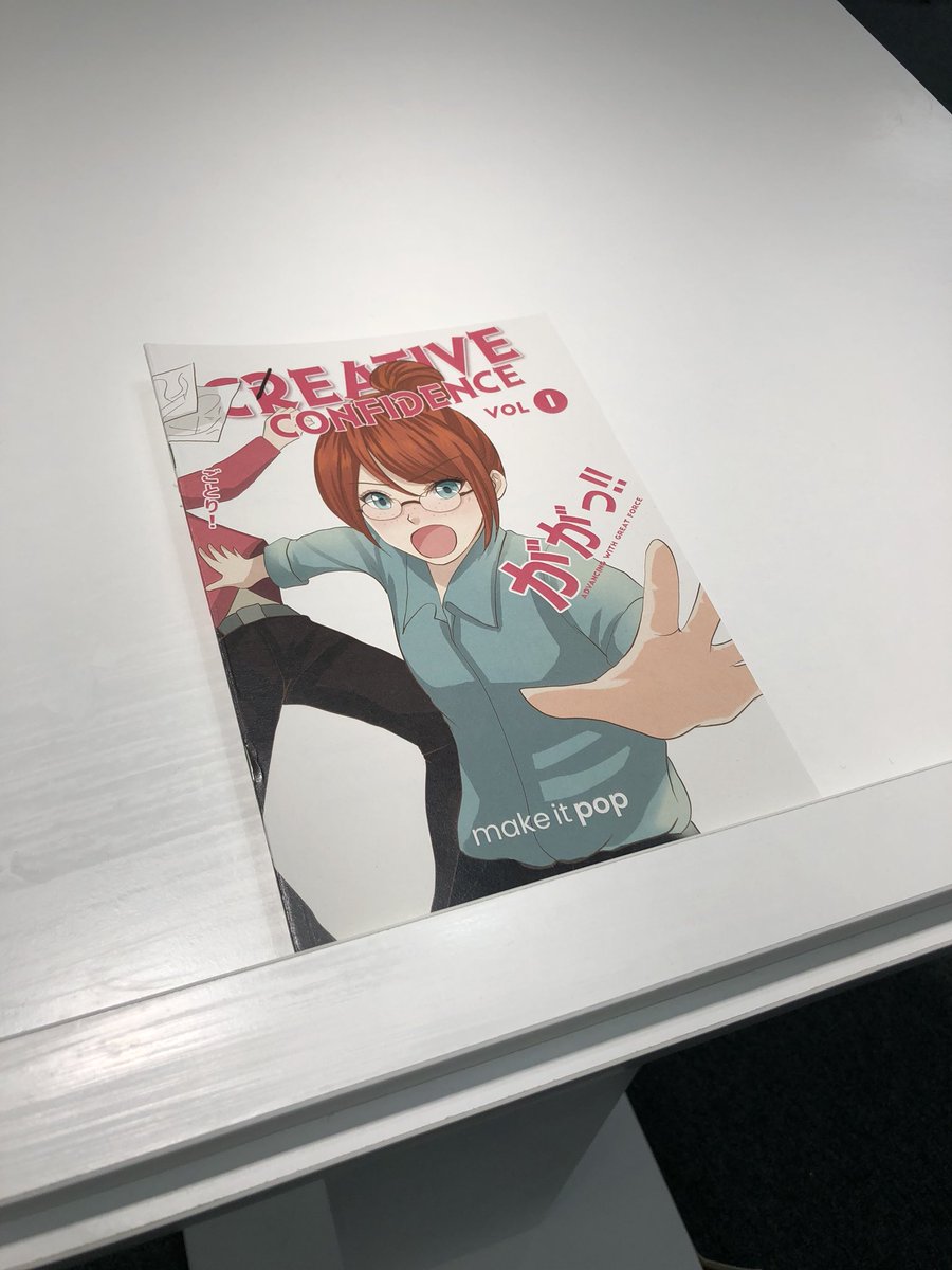 Great talk from <a href="/adelee_design/">Ade-Lee Adebiyi</a> on Creative Confidence, he even gifted <a href="/SunderlandDigi/">Sunderland Digital</a> the first volume of his new manga.