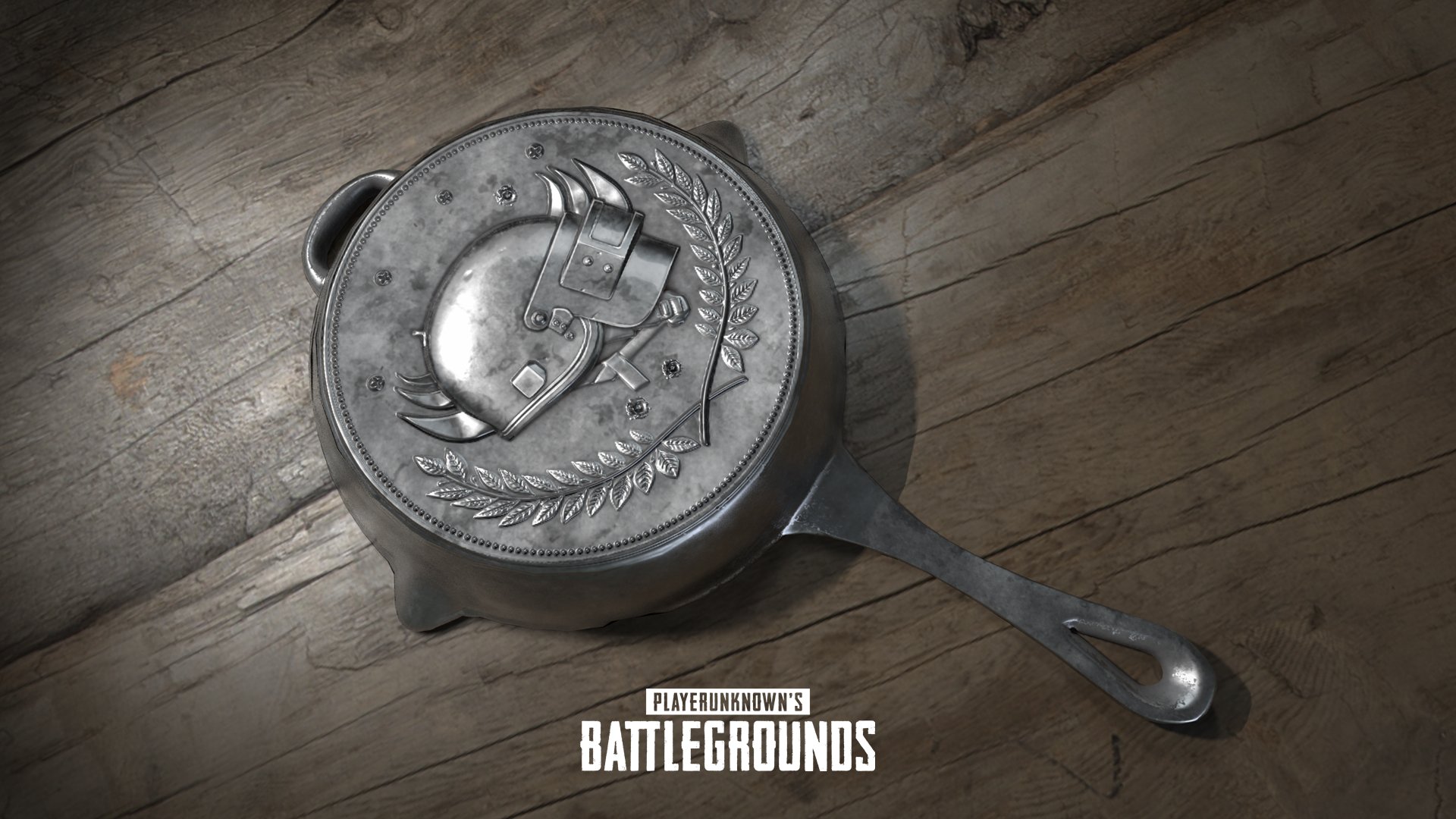 ぢゅんぢゅる Pubgのフライパンのスキン 載ってたのが出ると思ってテス鯖で買ったらデザインこれだった T Co Ijdzwva8l5 Twitter