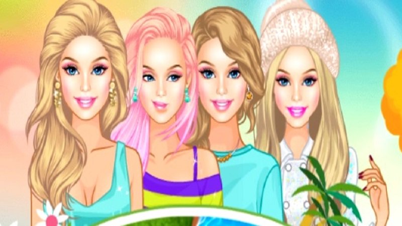 Jogue Barbie, Elsa e Draculaura: Desafio de Moda, um jogo de Barbie