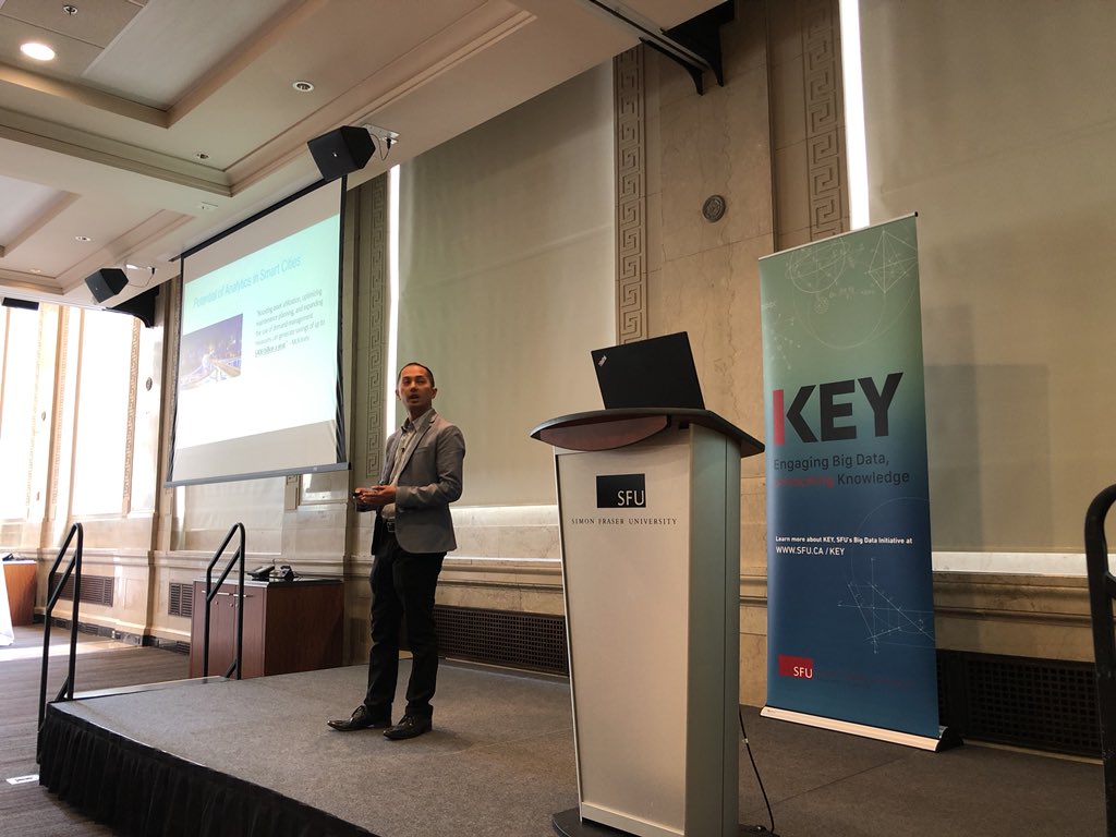 TrevorRoald's tweet image. . @MarkMasongsong kicking off his talk @SFU #SFUKEY #bigdata #DataVisionaries